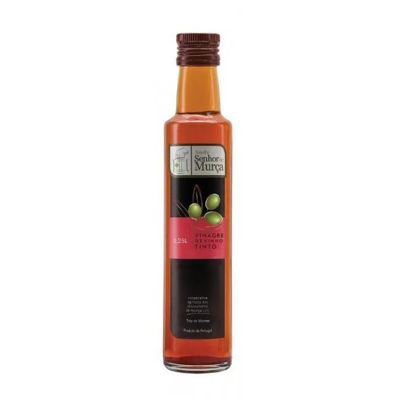 Bouteille de 25 cl de vinaigre de vin rouge traditionnel Senhor da Murça.